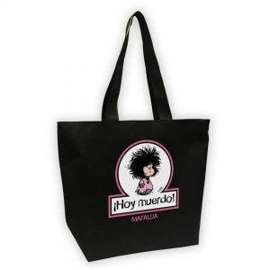 Bolsa Mega shopper Mafalda. Hoy muerdo