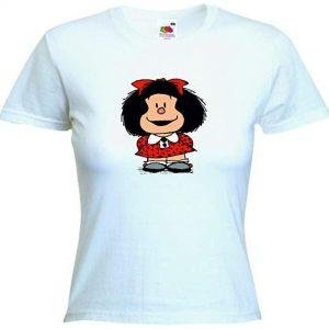 Camiseta mujer blanca Mafalda