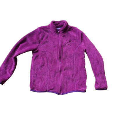 Forro polar infantil fucsia 8-10 años