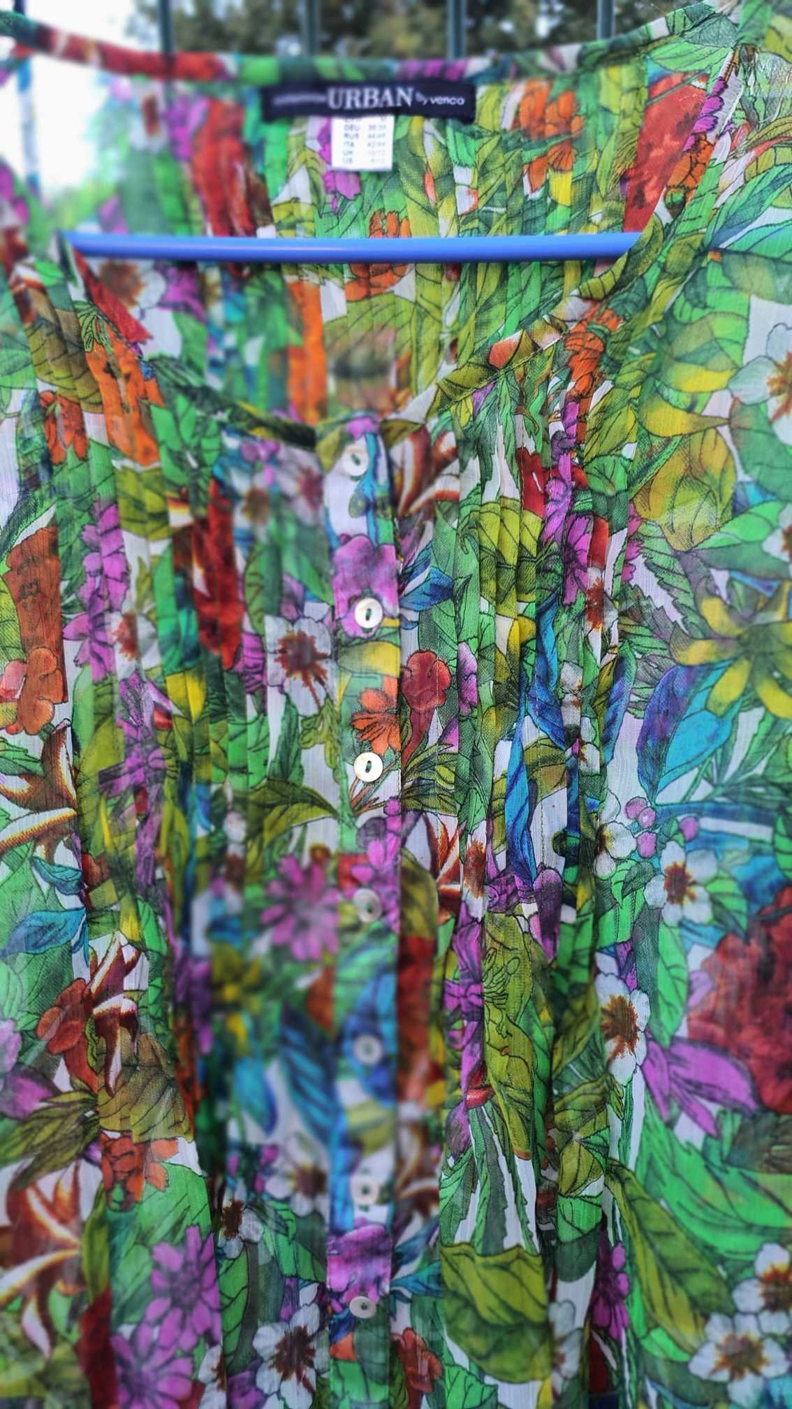 Blusa | Camisa de Flores Colores Vivos Verano - Imagen 4