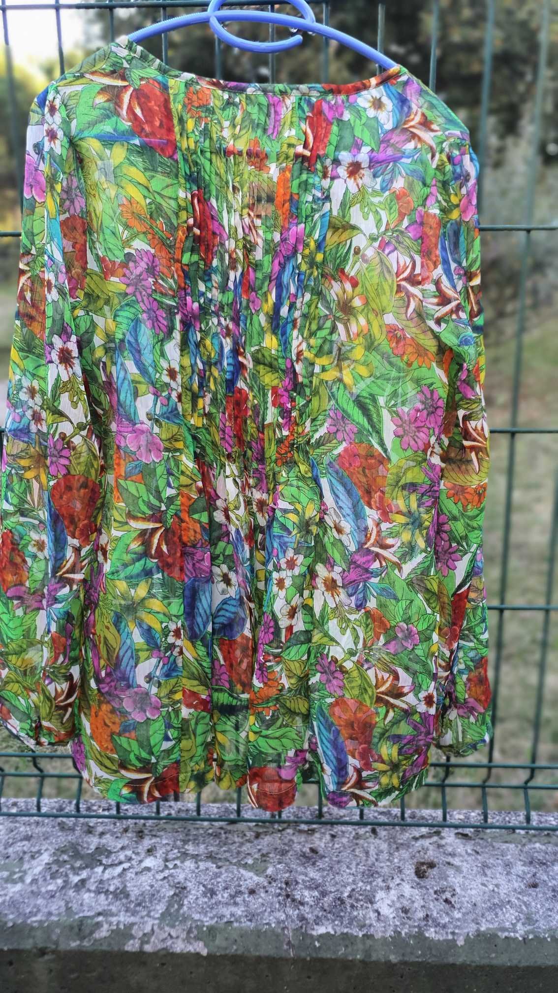 Blusa | Camisa de Flores Colores Vivos Verano - Imagen 2