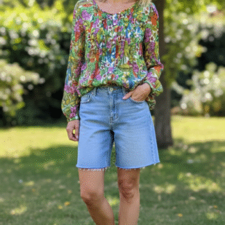 Blusa gaseosa verdes